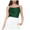 thumbnail image 2 of JDQJBZ Womens Sleeveless Sweater Vest Satin Solid Color Adjustable Strap Side Zipper Cami, 2 of 4