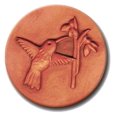 thumbnail image 1 of RYcRAFT 2 Round cookie Stamp with Handle & Recipe Booklet-HUMMINgBIRD, 1 of 4