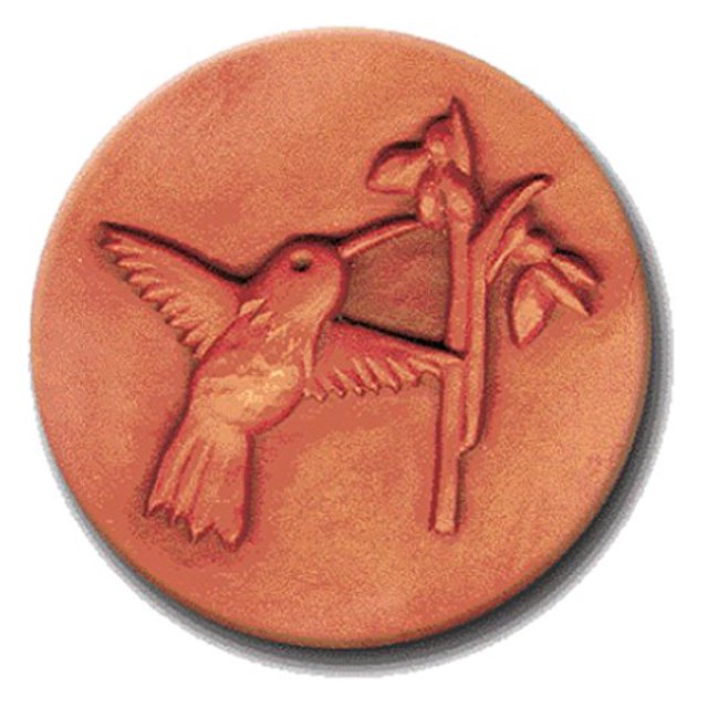 RYcRAFT 2 Round cookie Stamp with Handle & Recipe Booklet-HUMMINgBIRD