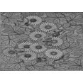 thumbnail image 1 of Ahgly Company Machine Washable Indoor Rectangle Transitional Black Area Rugs, 5' x 8', 1 of 7