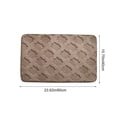 thumbnail image 3 of Dvruxg Thickened Absorbent Bathroom Mat – Non-Slip Soft Velvet Floor Rug for Toilet, Restroom & Bedroom, Easy-Care Polyester Door Mat with Anti-Slip Backing, 3 of 5