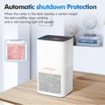 thumbnail image 5 of Dehumidifier with LED Touch Panel, Auto Defrost, Timer, 1 Pack, 5 of 5
