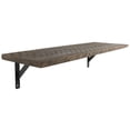 thumbnail image 4 of hometrends Rustic Shelf with Metal Brackets, 4 of 5