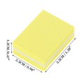 thumbnail image 4 of Unique Bargains 50 Pcs Soft Mini High Elasticity Nail Buffers for DIY Yellow, 4 of 6