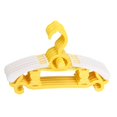 thumbnail image 1 of Elodie 5 Pcs Cintres Ajustables Garde-Robe Cintres Multifonctions pour Vêtements d'Enfants Jaune, 1 of 8
