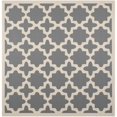 thumbnail image 1 of Safavieh Tapis Anthracite Intérieur Extérieur - Carré 7 Pieds10 Pouces, 1 of 4