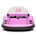thumbnail image 1 of Yiwa 12V Electric Ride On Bumper Car for Toddlers, Remote Control, LED Lights, 360 Degree Spin, Battery Display, Music, Perfect Toy Gift, 1 of 7