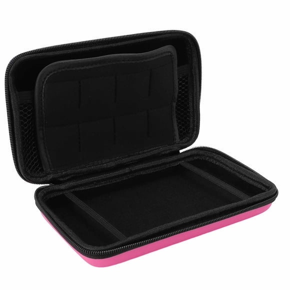 Carrying Case for 3DS for New 3DS XL for New 2DS XL, Hard Protective Shell Travel Case for Super Edition for New 2DS XL with 8 Game Slot Inner Pocket