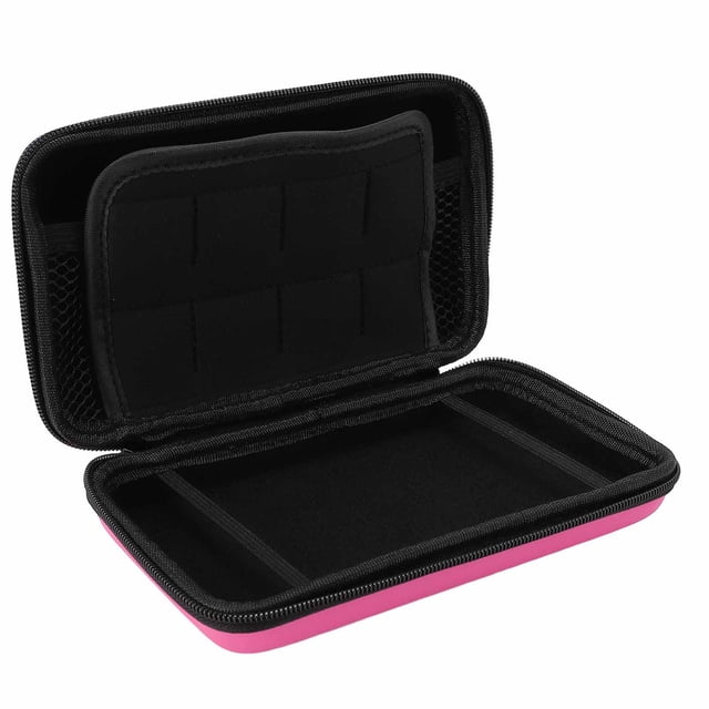 Coque Rigide pour Console de Jeu, Portable avec 8 Emplacements pour Jeux, Poche Intérieure, Étui de Protection Résistant à l'Eau pour Nouvelle 3DS TG, pour Nouvelle 3DS TG, pour Nouvelle 2DS TG