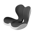 thumbnail image 4 of Esquirla Car Non Slip Pad Back Rest Breathable Butt Support Sitting Ergonomic Cushion Gray, 4 of 8