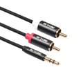 thumbnail image 4 of 3.5mm to 2 RCA Audio AUX Cable Cord for Mobile Phone Laptop MP3,, 4 of 8
