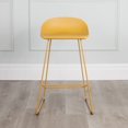 thumbnail image 2 of Tabouret de Comptoir Escape à Base Moderne en Plastique et Métal de Qualité Contractuelle (Ensemble de 2), 2 of 3