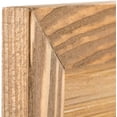 thumbnail image 2 of Rustic Wooden Square Picture Frame 4x4 Inch - Set of 2 - 100% Natural Solid Eco Distressed Wood for Wall Mounting and Tabletop Photo Frame - Walnut, 2 of 7