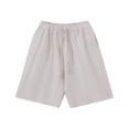 thumbnail image 3 of FcBaudy Mens Shorts, Shorts Men Men's Solid Color Fashionable Casual Washed Loose Pocket Drawstring Waist Sports Running Shorts Man Polyester Trousers, 3 of 7