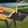 thumbnail image 1 of 1PC Grill Pad Silicone Griddle Mat With Drip Pad Protective Kitchen Counter Silicone Mat For Cooking Griddle Spatula BBQ Mats Washable Grill BBQ Utensils Holder Utensils Mat For K Black, 1 of 4