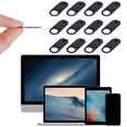 thumbnail image 1 of Lot de 60 Design Ultra Fin Couverture de Caméra Web pour Ordinateur Portable, PC, Ordinateur, pro-Noir, 1 of 3
