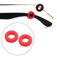 thumbnail image 3 of 2 Pcs Coussinets d'Oreille en Silicone pour Lunettes Confortables Coussinets de Jambe pour Lunettes Oreille Rouge, 3 of 8
