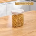 thumbnail image 1 of Sealed Plastic Food Storage Container for Cereals and Dry Goods | Airtight Kitchen Storage Box with Snap Lid | Stackable Snack Container for Pantry Organization | Fresh-Keeping Household Storage Tank, 1 of 3