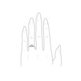 thumbnail image 3 of 1/2ct Vintage Diamond Engagement Ring 14K White Gold, 3 of 3