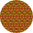 thumbnail image 1 of Ahgly Company Machine Washable Indoor Square Transitional Caramel Brown Area Rugs, 3' Square, 1 of 7