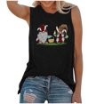 thumbnail image 2 of Daisyyozoid Chandail de Pâques Heureux pour Femmes Mode Décontractée Sans Manches Imprimé Chandails pour Dames Gilet, 2 of 5