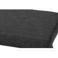 thumbnail image 4 of Baxton Studio Banc Rika Gris Foncé et Noyer Boomerang, 4 of 5