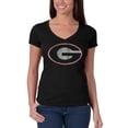 thumbnail image 1 of Georgia Bulldogs - Scrum Premium V-Neck Juniors T-Shirt, 1 of 1