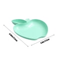 thumbnail image 3 of pstuiky Wheat Straw Plates 1-Piece Set with Vinegar Dish Creative Design for Fruit, Snacks, Dumplings Reusable & Dishwasher Safe Kitchen & Dining Tableware, 3 of 6