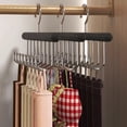 thumbnail image 3 of Organisateurs de Garde-Robe et Crochet de Ceinture de Rangement pour Gestionnaire de Garde-Robe et Support de Ceinture de Rangement, avec 8 Crochets, Crochet en Bois Multifonction et Robuste Porte-Cravates pour Organisateur de Garde-Robe, 3 of 6