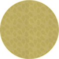 thumbnail image 1 of Ahgly Company Machine Washable Indoor Round Transitional Golden Brown Yellow Area Rugs, 4' Round, 1 of 7
