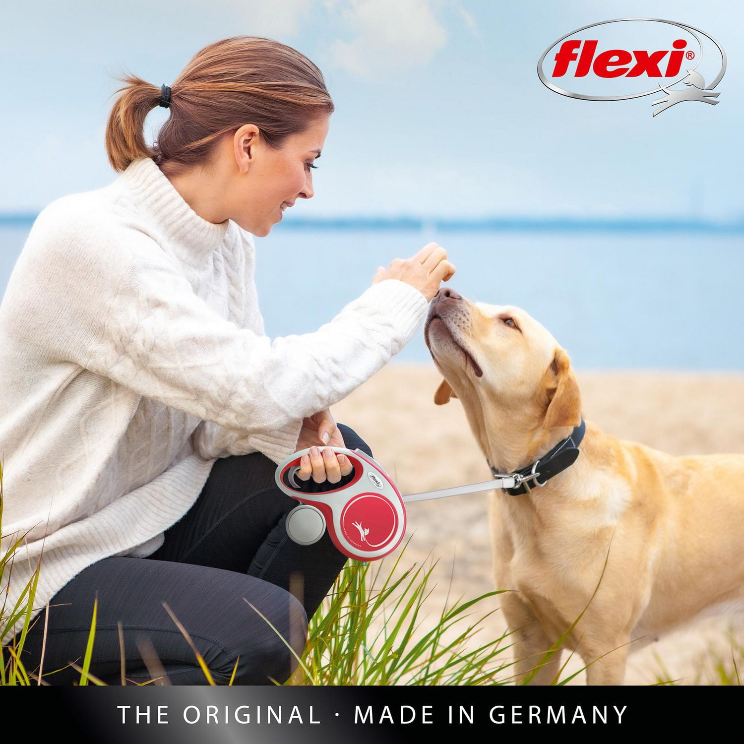 Flexi New Comfort Laisse à Ruban Rétractable pour Chien