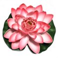 thumbnail image 4 of QualitChoice Artificial Lotus Replacement Simulation Outdoor Garden Park Pond Pool Photography Fake Water Flower Decor Light Pink 5PCS, 4 of 6