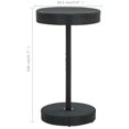 thumbnail image 4 of vidaXL 3 Piece Garden Bar Set with Cushions Poly Rattan Black, 4 of 5
