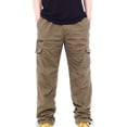 thumbnail image 1 of AherBiu Mens Hiking Pants Straight Leg Outdoor Multi Pockets Cargo Work Pants Workout Running Lightweight Tactical Pants, 1 of 8