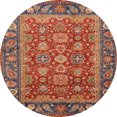 thumbnail image 1 of Ahgly Company Indoor Round Abstract Red Oriental Area Rugs, 8' Round, 1 of 6
