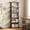 Retro Color Plate + Black Tube, variant on GloryStar Book Shelf, 6 Tier Bookcase, Modern Tall Bookshelf for Garage Kit, CDs, Movies, Free Standing Industrial Corner Storage Organizer for Bedroom Home Office Kitchen Living Room