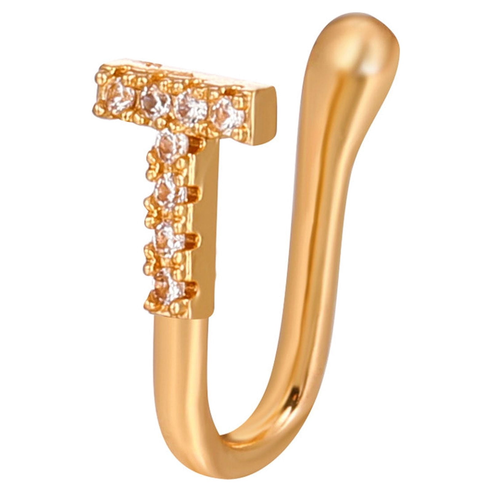 Anneaux de Nez à Clip pour Femmes Anneau de Nez Non Percé Manchette de Nez Ajustable