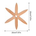 thumbnail image 2 of Aihimol Wooden Tree Coaster, Wooden Tree Trivet Set, Walnut Tree Hot Pot Stand Wooden Trivet, Wood Tree Coasters, Wooden Trivets for Hot Dishes Tree Shape Trivet Set Coaster, Hot Pot Placemats, 2 of 2