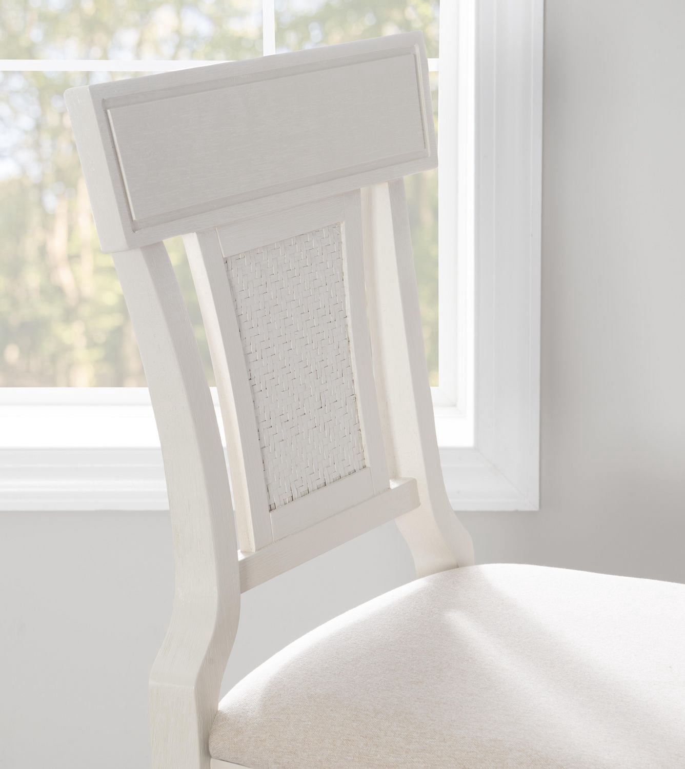 Tabouret de bar Alton, blanc