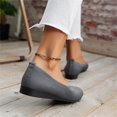 thumbnail image 5 of B91xZ Mocassins à Lacets pour Femmes Mocassins à Enfiler Chaussures Décontractées, Gris 8, 5 of 5