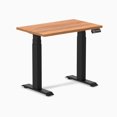 thumbnail image 1 of Desky Bureau Assis-Debout Mini Double - Chêne Prime / 32 x 20 Pouces / Noir Mat, 1 of 10