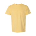 thumbnail image 1 of Comfort Colors Adult Garment-Dyed Heavyweight Pocket T-Shirt, S, Butter, 1 of 6