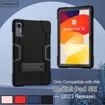 thumbnail image 2 of Pour Xiaomi Redmi Pad SE 11 Pouces 2023 Étui pour Tablette Corps Complet Robuste Robuste Enfants Silicone PC Armure Support Antichoc Étui Étui Rouge Redmi Pad SE 11 Pouces, 2 of 6