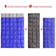 thumbnail image 3 of Winter Outdoor Double Duck Down Sleeping Bag Ultralight Compact Envelope Sleeping Bag Waterproof 2 Person Sleeping Bag for Adults Indoor and Outdoor Use, 3 of 8