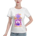 thumbnail image 1 of Women's Basic Short Sleeve T-Shirt Super Saiyan, 1 of 6