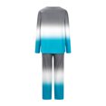 thumbnail image 5 of Timegard Ensembles de Pyjamas pour Femmes 2 Pcs Confortables Couleur Dégradée Manches Longues Col en V Haut et Pantalon Tenues de Pjs, 5 of 5