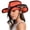 Orange, variant on Fgnfyis Cowboy Hats for Women Brown Hats Classic Straw Western Hats for Women Music Festival Party Beach Sun Hats Khaki