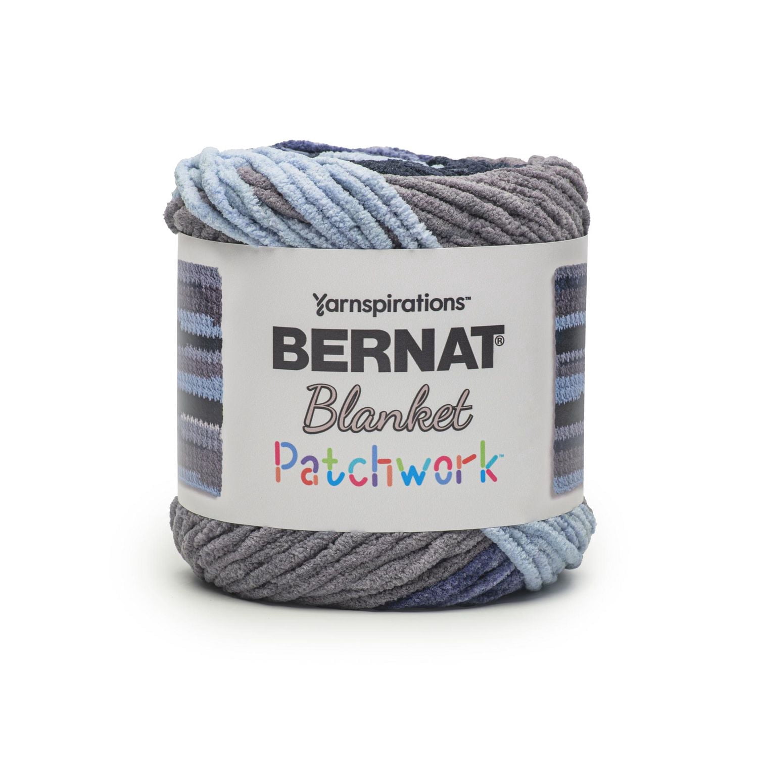 Bernat® Blanket Patchwork™ Fil de polyester super volumineux n° 6, 10,5 oz/300 g