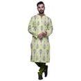 thumbnail image 4 of Atasi Kurta-Pyjama Long en Coton Imprimé pour Hommes, Kurta-Pyjama Décontracté de Designer, Vêtements, 4 of 5