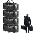 thumbnail image 1 of Tooloton Heavy Duty Moving Bags, Extra Large, Black (4 Pack), 1 of 4